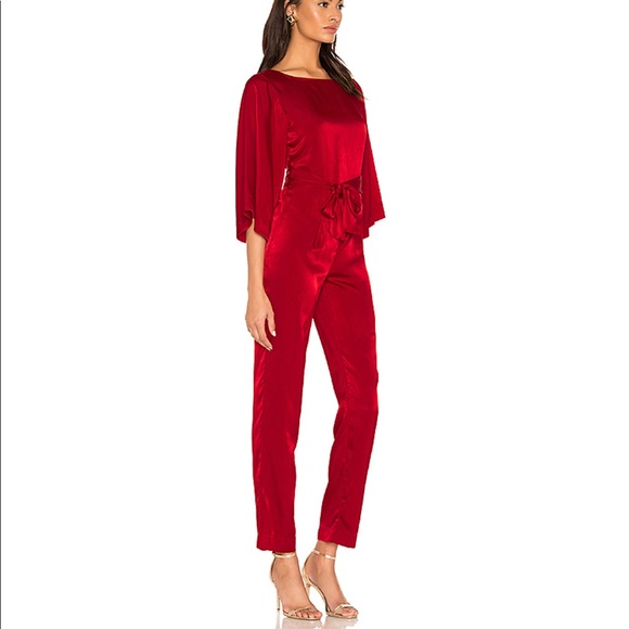 LPA Pants - LPA Red Rosita Jumpsuit